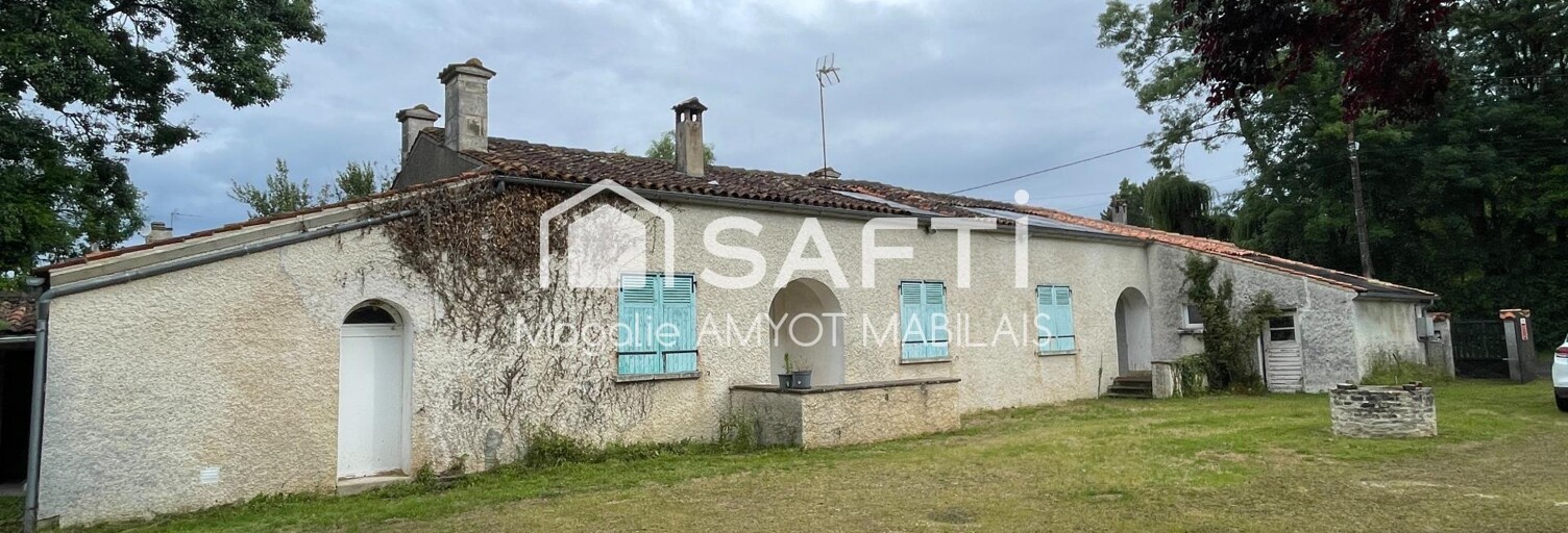 Maison 9 Pièces 132 m² à vendre à Réparsac (16200)