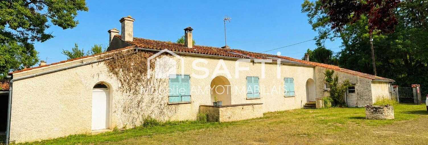 Maison 9 Pièces 132 m² à vendre à Réparsac (16200)