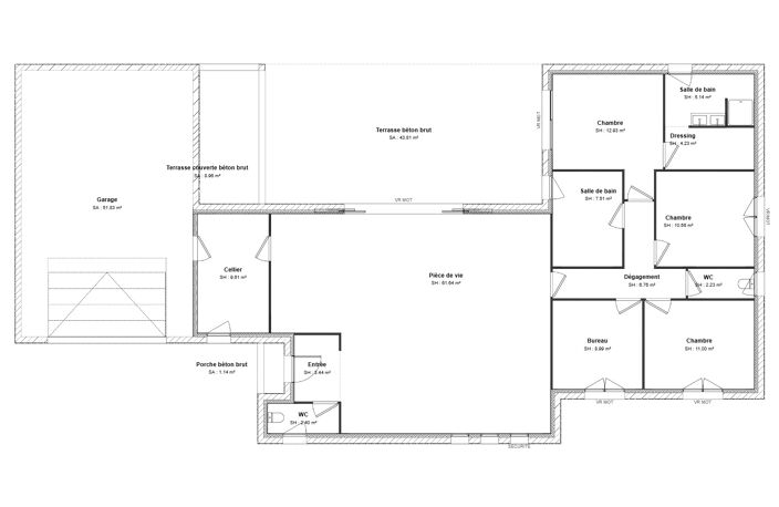 Vente maison à construire 150 m² Cours-de-Pile (24520) — photo 2