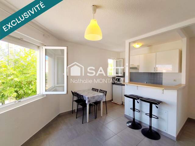 Canet Village,Charmant T2 rénové de 29m²,1er étage — photo du bien