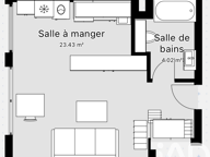 Vente Appartement 1 pièce — photo 2