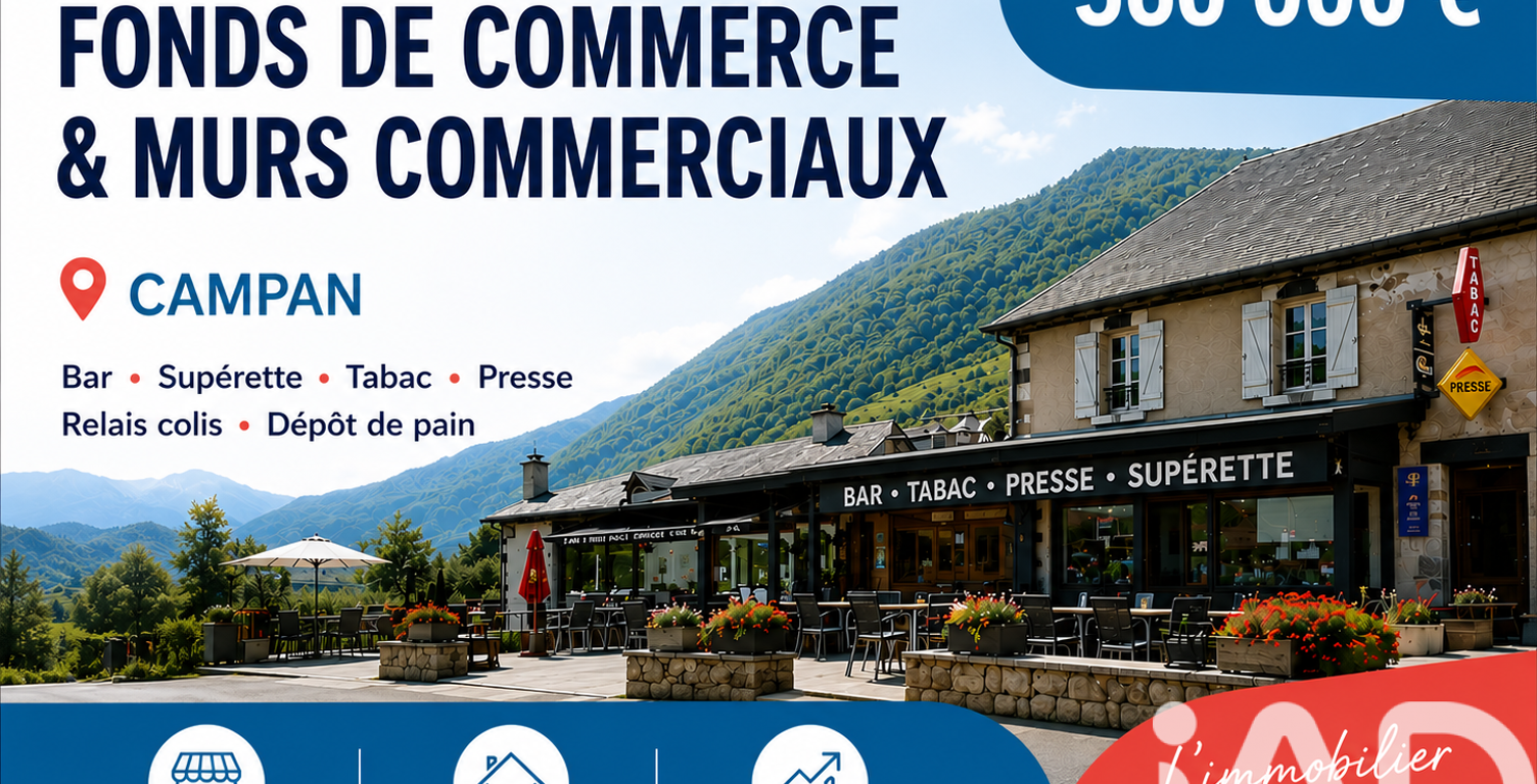 Vente Bar, Brasserie, Tabac 586 m&sup2; — photo 1