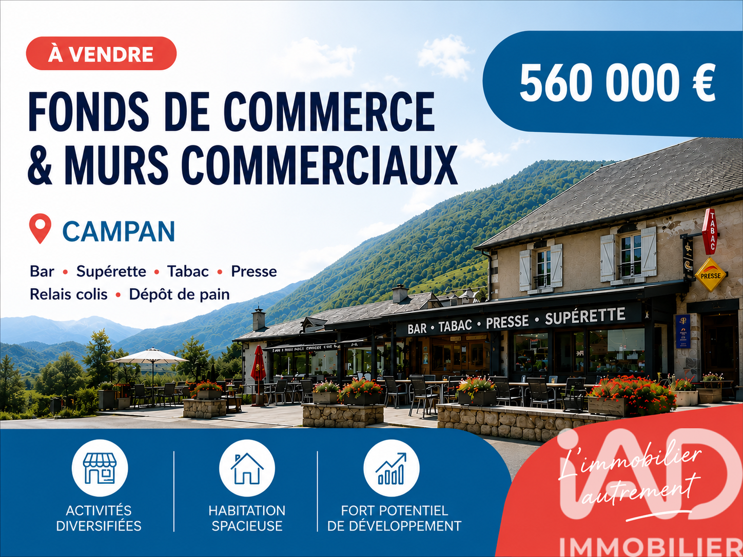 Agence immobilière de I@D FRANCE