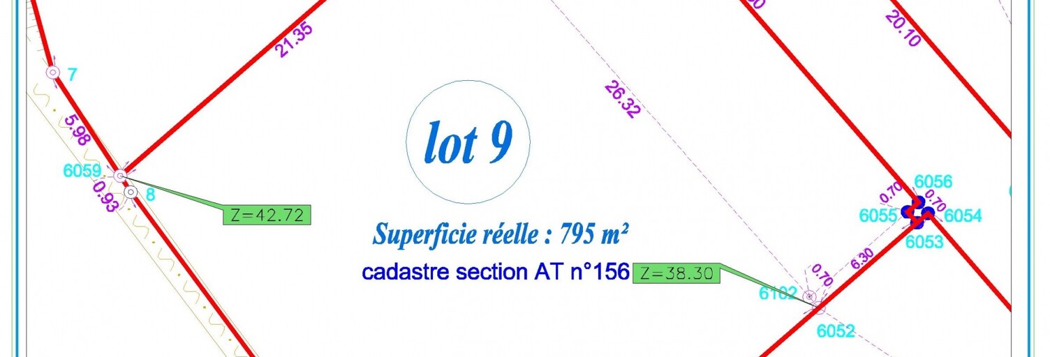Terrain  795 m² à vendre à Landerneau (29800)
