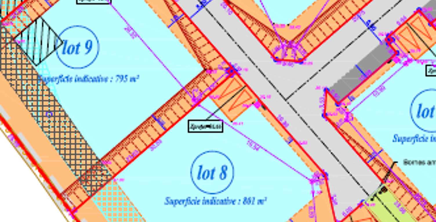 Vente Terrain 795 m&sup2; — photo 1