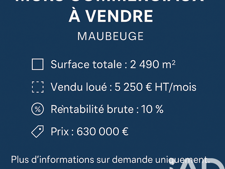 Vente Boutique/Local commercial 2 490 m&sup2; — photo 1