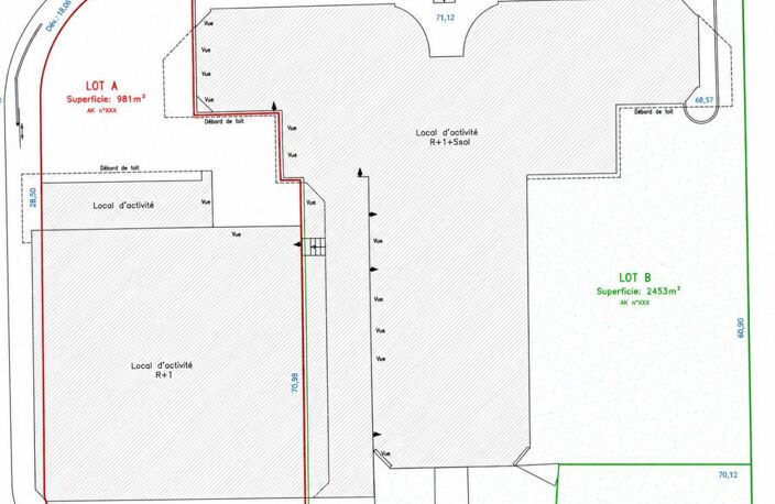 Vente Murs commerciaux 977 m&sup2; — photo 3
