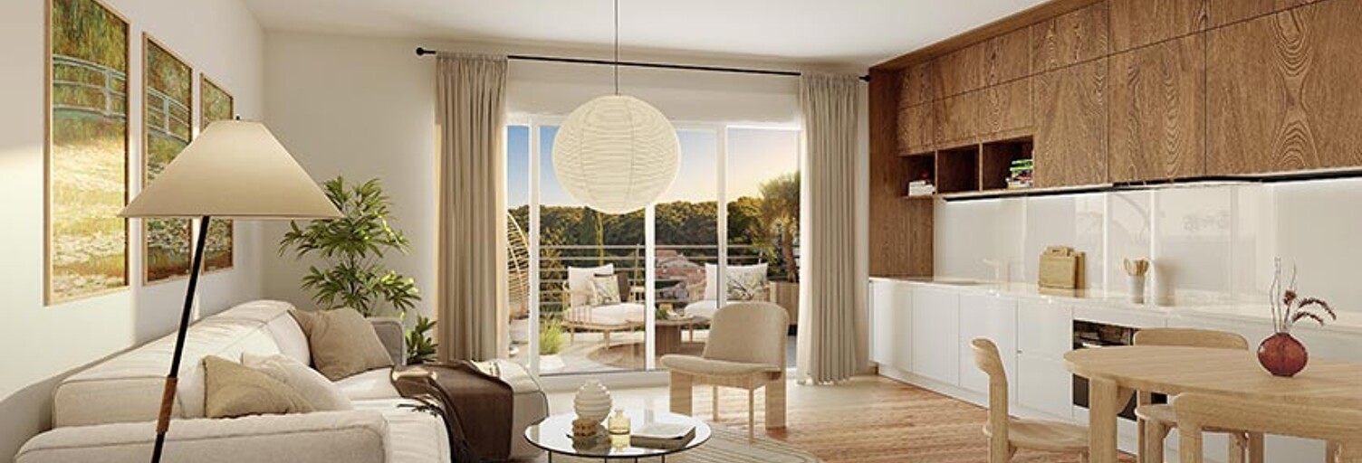 Appartement neuf T2, T3, T4 Pièce 47 à 71 m² à vendre à Le Cannet (06110)