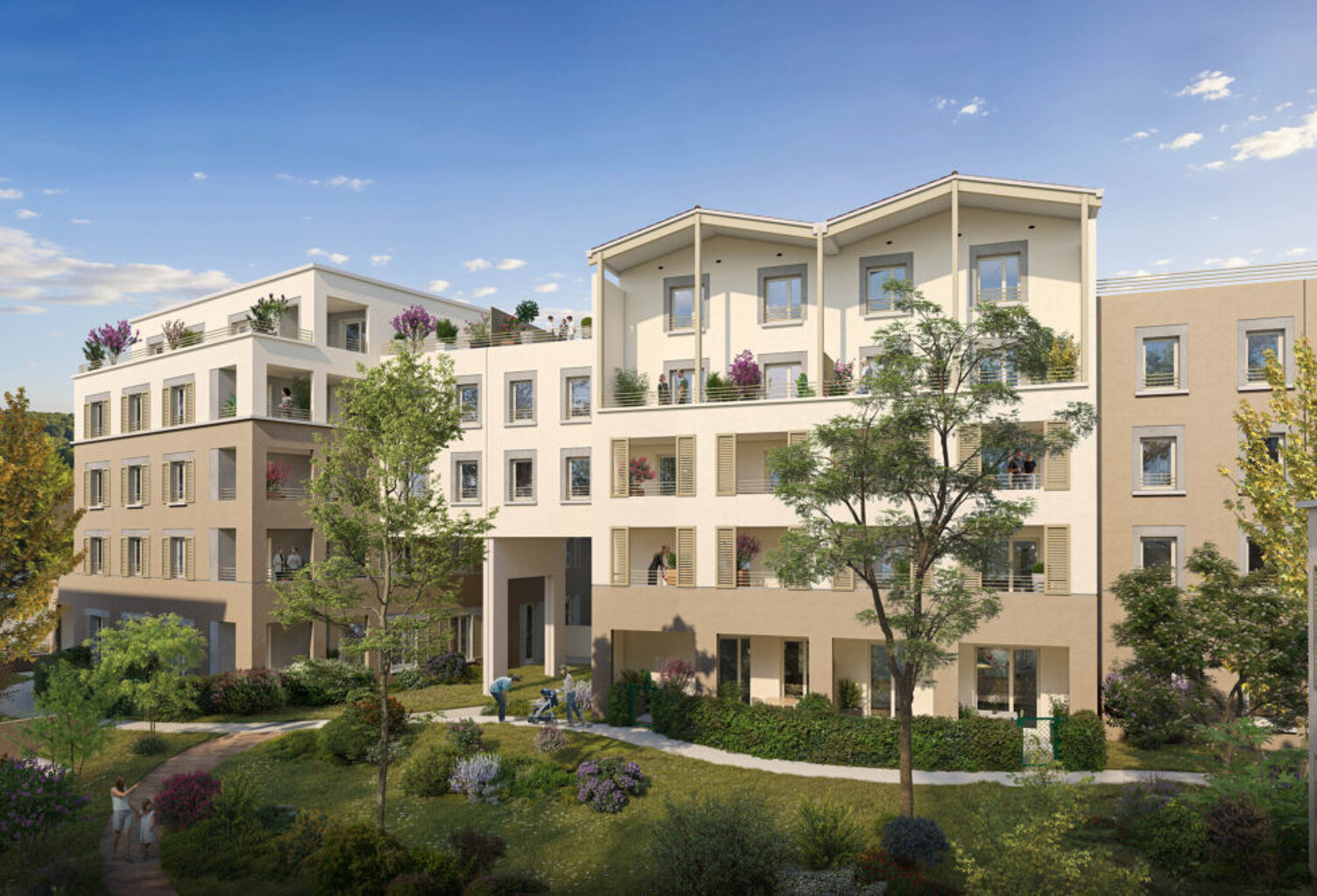 Vente programme neuf T3, T4, T5 61 à 94 m² Rochetaillée-sur-Saône (69270) — photo 1