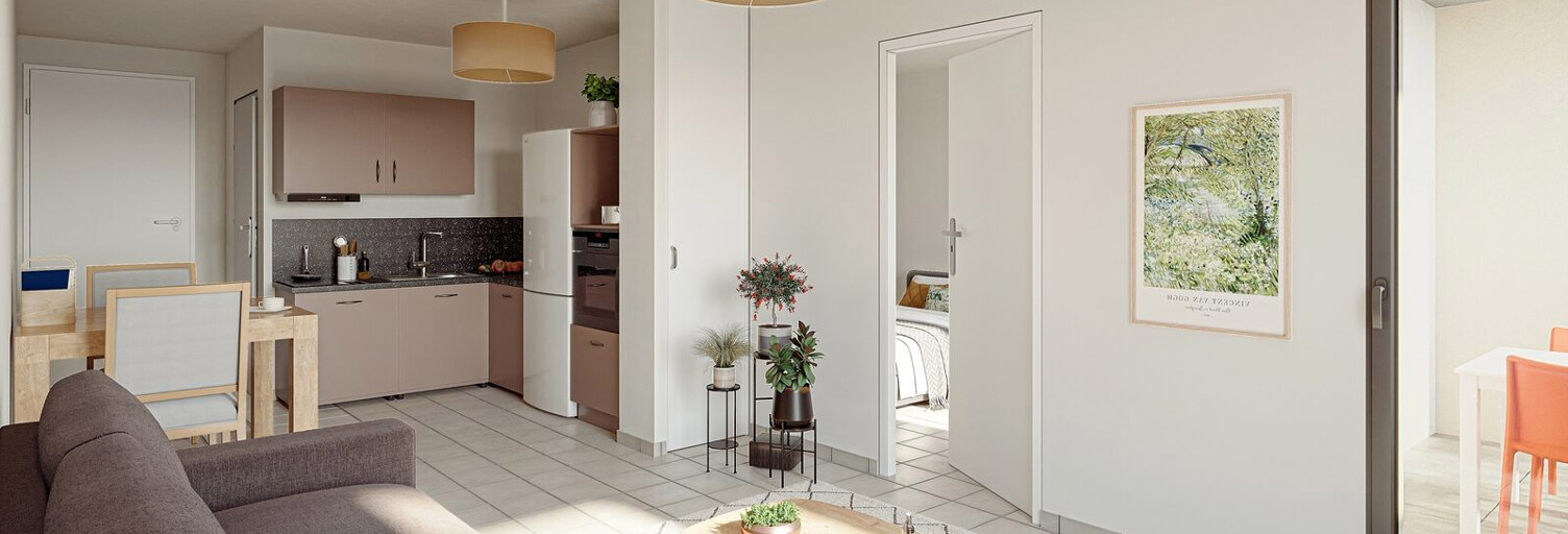 Appartement neuf T1, T2, T3 Pièce 30 à 61 m² à vendre à Bourges (18000)