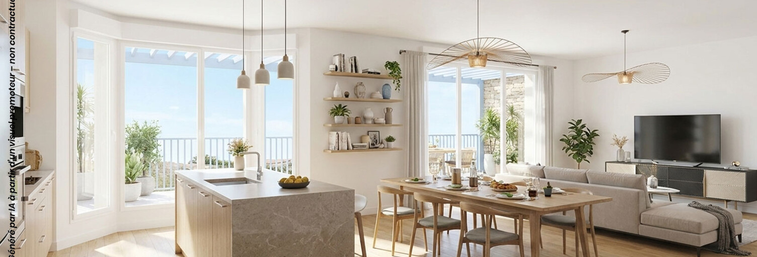 Appartement neuf T2, T3 Pièce 40 à 60 m² à vendre à Saint-Hilaire-de-Riez (85270)