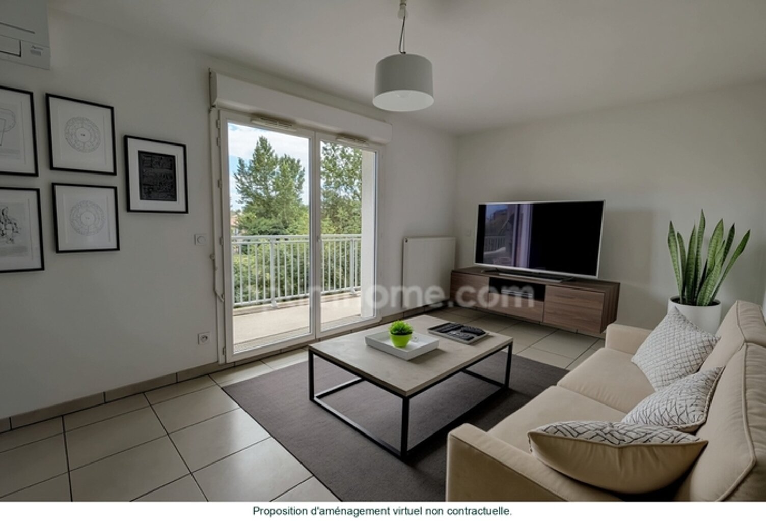 Appartement T3 lumineux avec balcon vue dégagée et 2 places de parking dans résidence sécurisée — photo 1