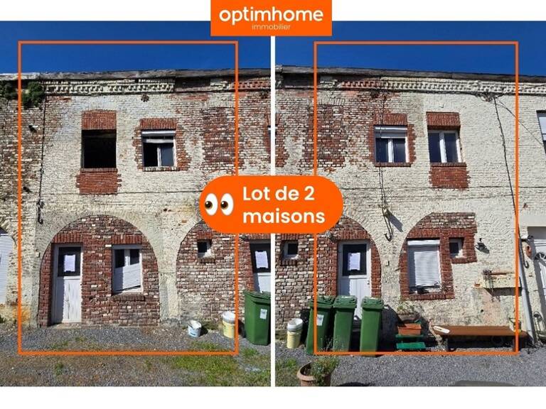 FOURMIES (59) -   Vente lot de 2 maisons - 47 m² et 49 m² — photo 1