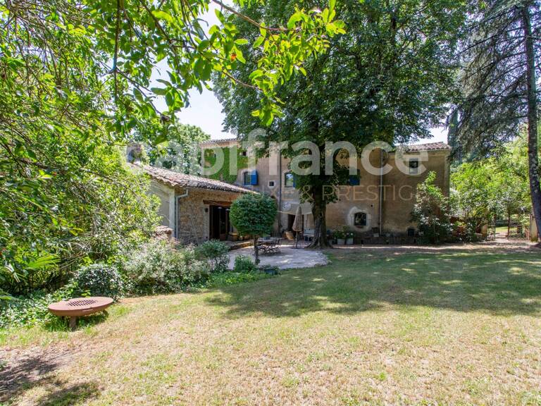 Mas à vendre 15 pièces  523 m2 avec Gîte 14 pers.SAINT SEBASTIEN D'AIGREFEUILLE (30) Terrain + de 7 ha boisé — photo 1
