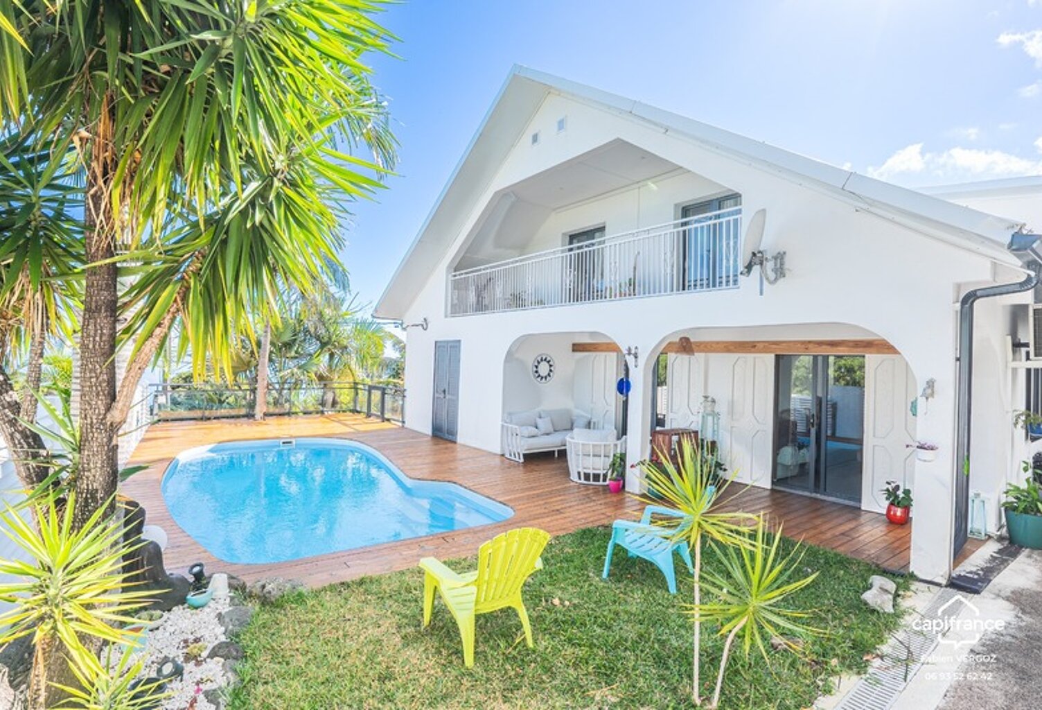 Villa F8 rénovée - Piscine chauffée et vue mer – La Possession, Ravine à Malheur — photo 1