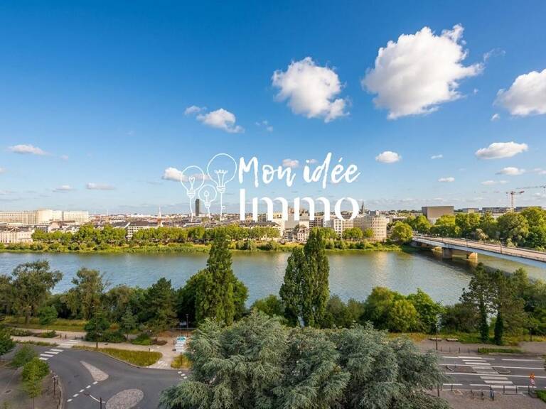 Nantes Île de Nantes - T3 de 62m² en étage élevé parking — photo 1