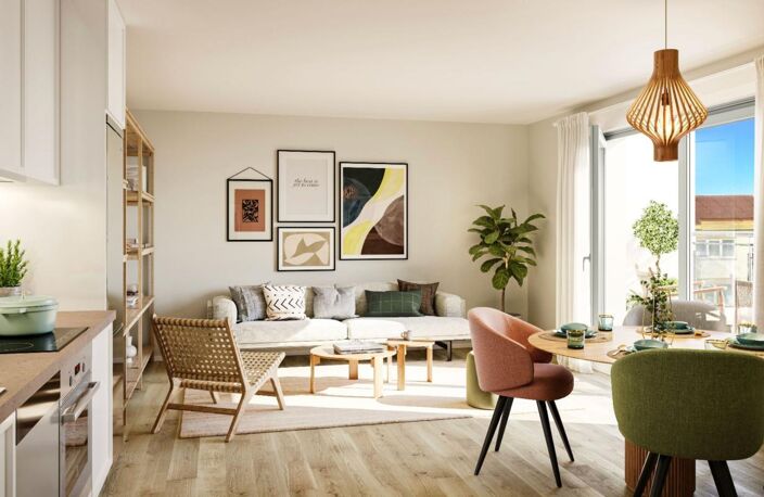 Appartements neufs T2 à T4 à Béziers (34) — Terrasses privatives, cour végétalisée, aux portes de l'hyper-centre. Derniers lots disponibles !! — photo 3