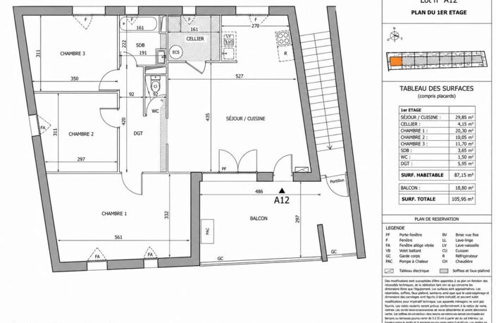 APPARTEMENT NEUF TYPE 4 EN PREMIER ET DERNIER ÉTAGE - AVEC SPACIEUSE TERRASSE EXPOSÉE OUEST ET PARKING PRIVATIF DANS PROGRAMME IMMOBILIER NEUF DE SEULEMENT DOUZE LOTS !! — photo 3