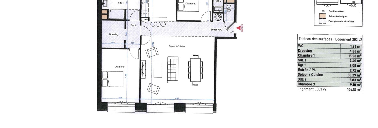 Appartement 4 Pièces 103 m² à vendre à Béziers (34500)