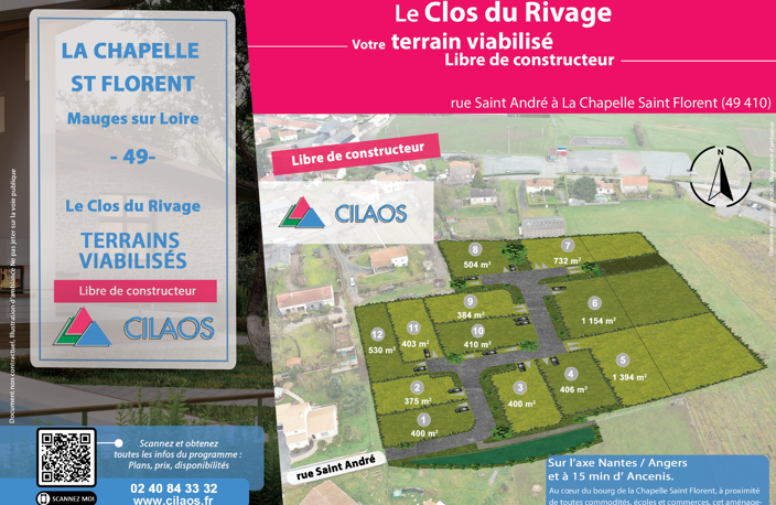 Votre terrain à 16 minutes d’Ancenis et 40 minutes d’Angers ! — photo 2