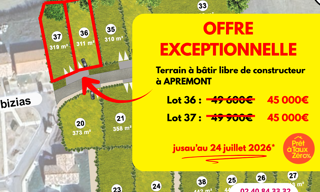 Terrain  320 m² à vendre à Saint-Christophe-du-Ligneron (85670)