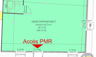 Commerce  51 m² à louer à Sainte-Pazanne (44680)