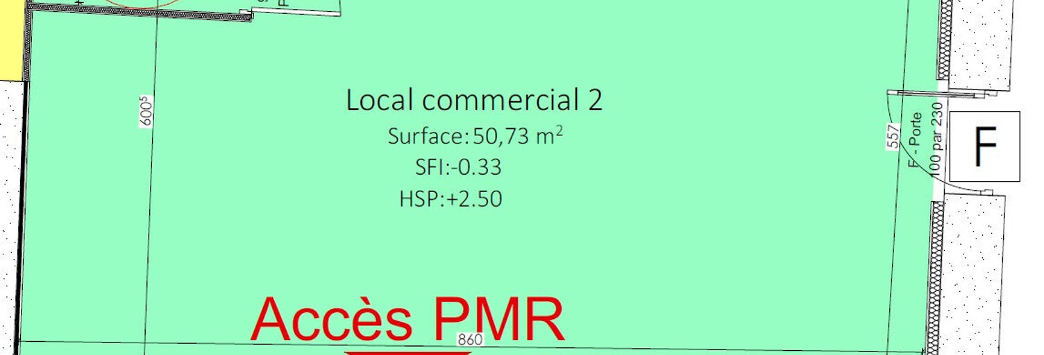 Commerce  51 m² à louer à Sainte-Pazanne (44680)