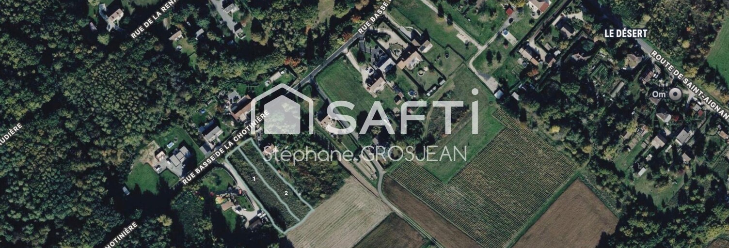 Terrain  1395 m² à vendre à Mareuil-sur-Cher (41110)