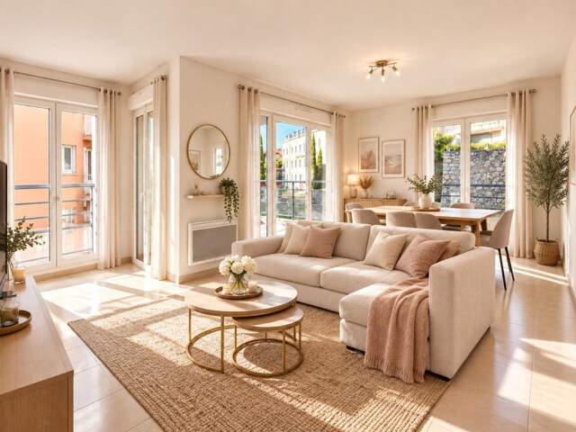 Grasse  T2 lumineux 48m², parking inclus, construction 2015 — photo du bien