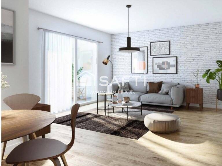 T3 en rez-de-jardin de 67 m² avec terrasse et jardinet, dans résidence neuve livrée en 2026 à 300 m du bourg de Crac'h. Luminosité, confort et emplacement recherché. — photo 1