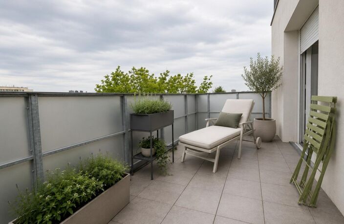 Appartement T3 avec terrasse, en résidence séniors — photo 2
