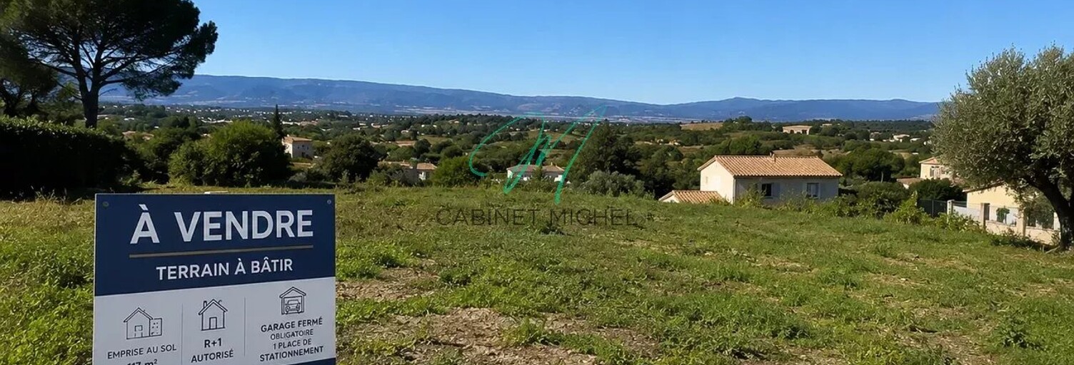 Terrain  1423 m² à vendre à Cagnes-sur-Mer (06800)