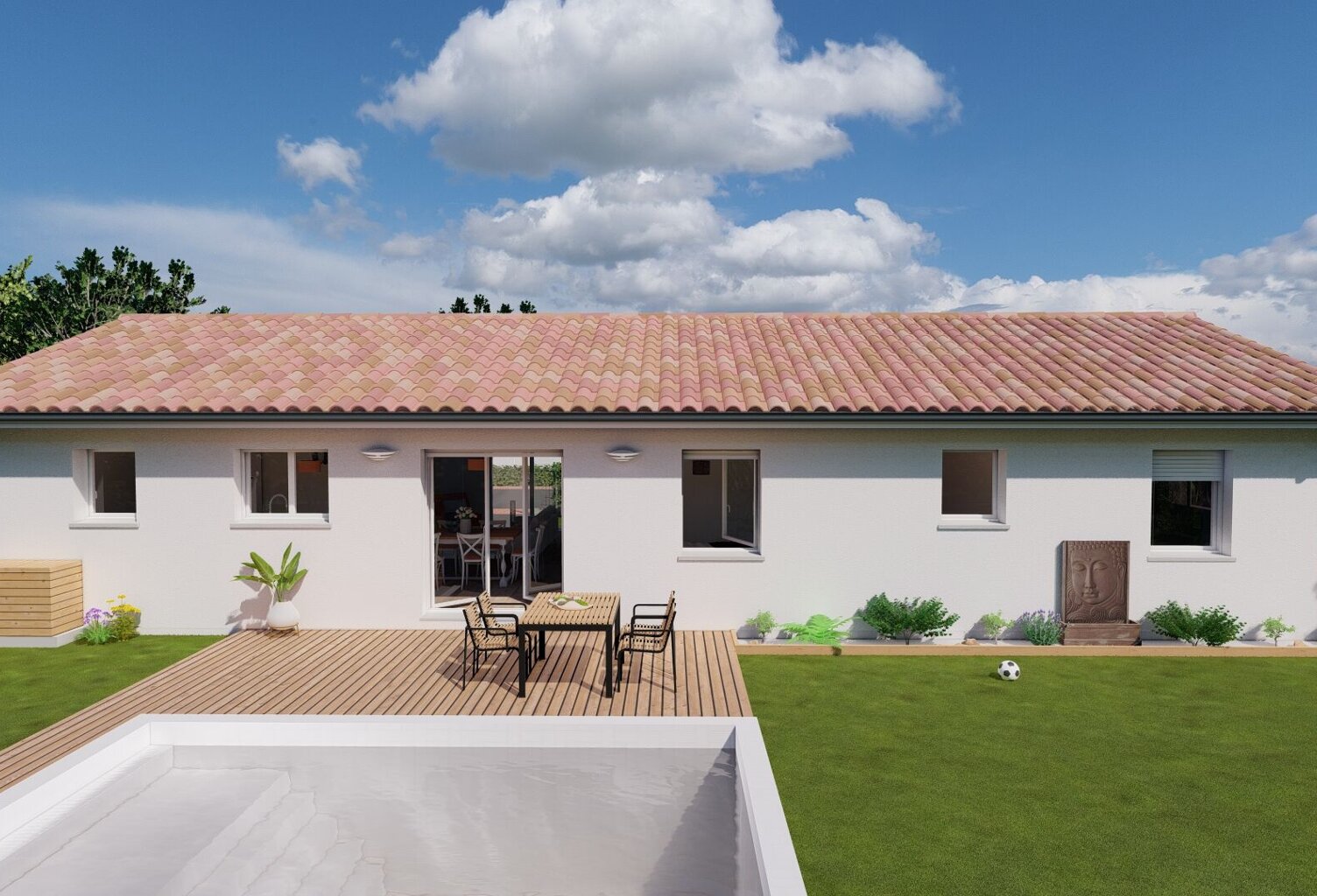 Maison neuve 104 m² Marsac sur l'isle  — photo 1