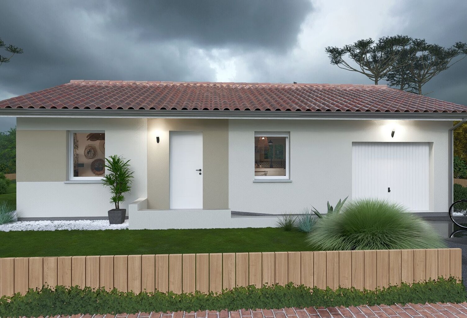 Maison ANKARA, un plan de maison en 2 chambres avec garage — photo 1