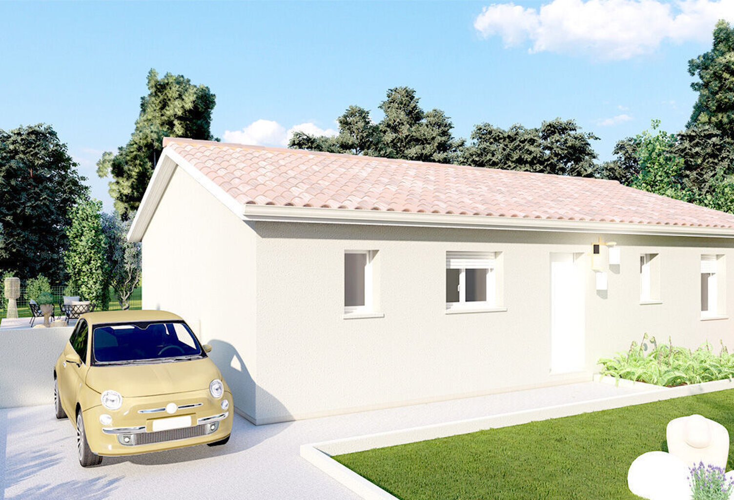 maison neuve 3 chambres Gavelle  — photo 1