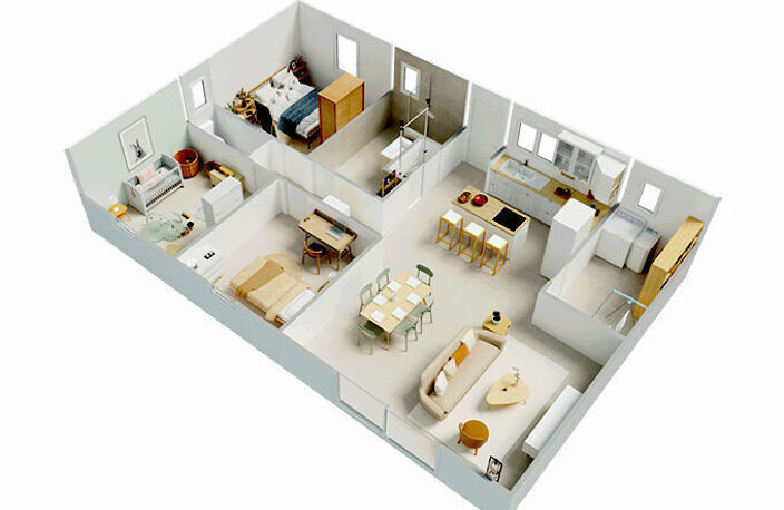 maison neuve 3 chambres Gavelle  — photo 3