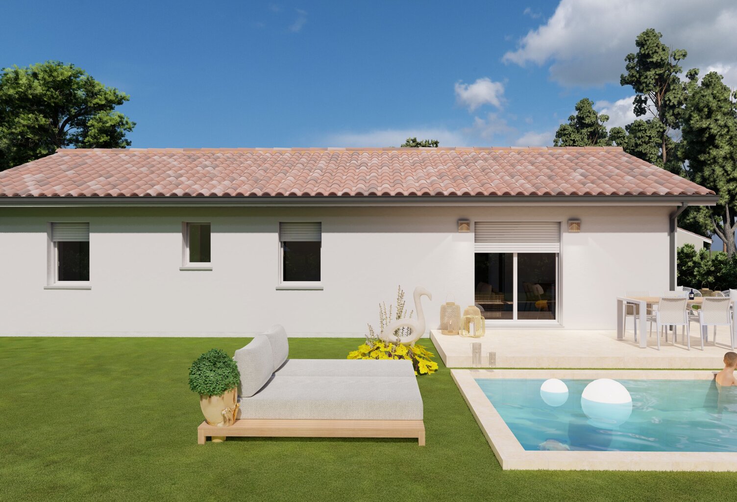 À VENDRE – Maison neuve avec suite parentale 15 min sud perigueux  — photo 1