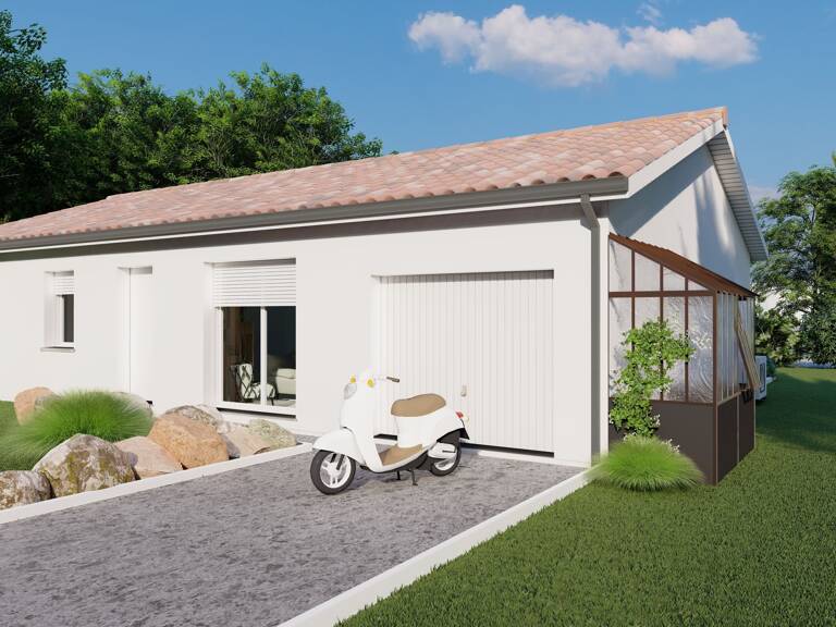Une maison 3 chambres aux volumes généreux (projet neuf)  — photo 1