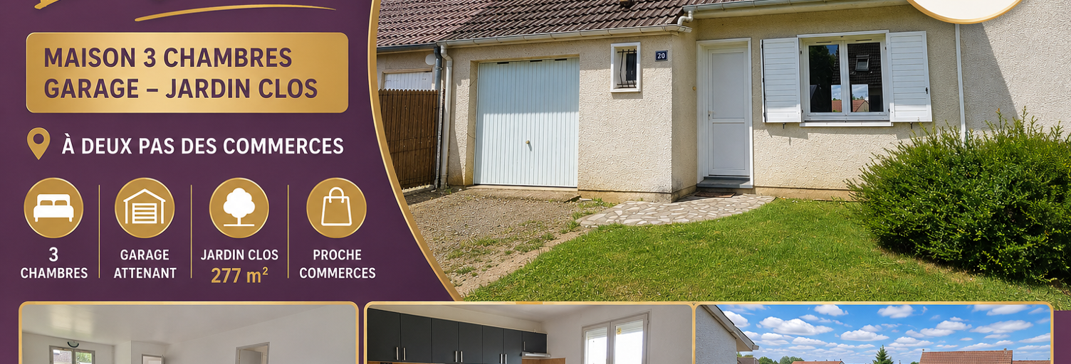 Maison 4 Pièces 90 m² à vendre à La Châtre (36400)