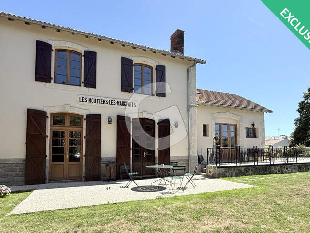 MAISON - 6 PIECES - 109 M² - A VENDRE - MOUTIERS LES MAUXFAITS — photo du bien