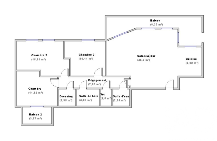 Vente Appartement 4 pièces — photo 3