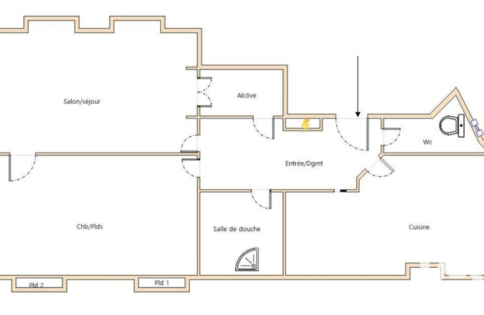 Vente Appartement 3 pièces — photo 3