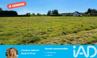 Terrain  1357 m² à vendre à Chabris (36210)