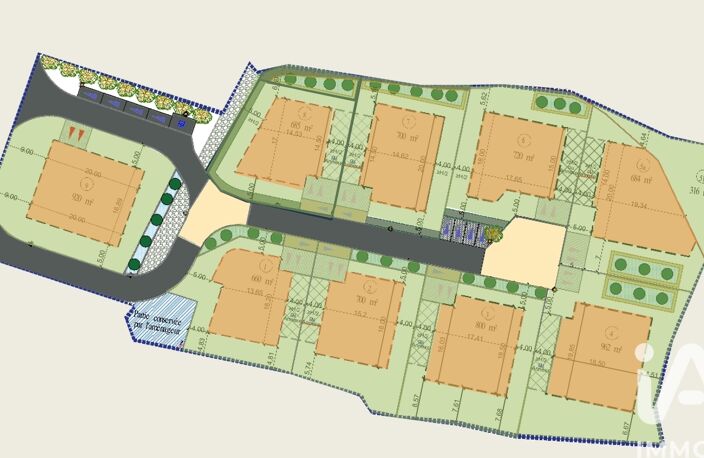 Vente Terrain à bâtir 660 m&sup2; — photo 2