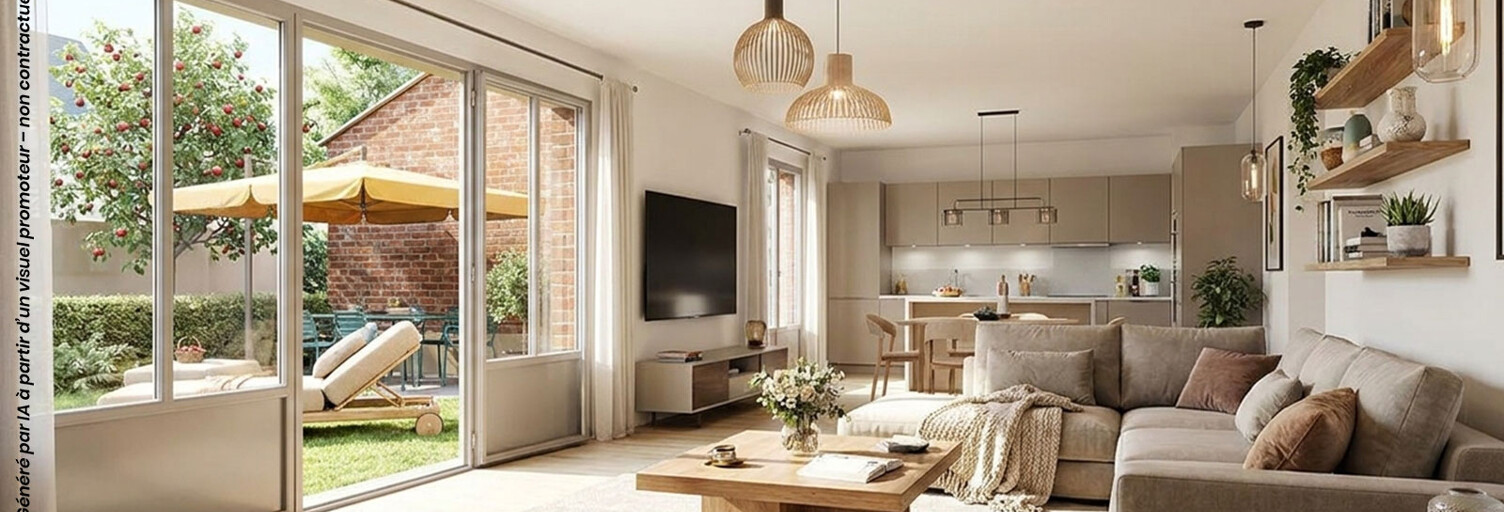 Appartement neuf T1, T2, T3, T5 Pièce 25 à 90 m² à vendre à Tours (37000)
