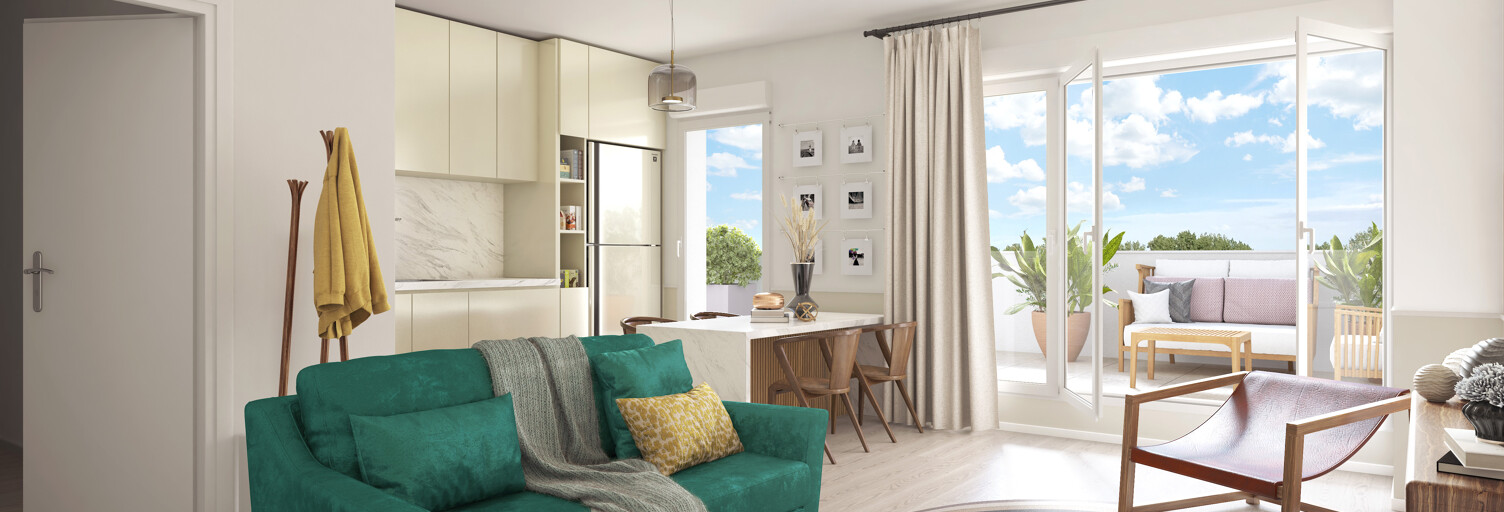 Appartement neuf T2, T3, T4 Pièce 41 à 77 m² à vendre à Sevran (93270)