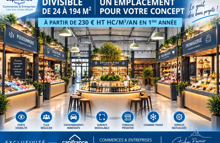 194 M² – UN EMPLACEMENT POUR VOTRE CONCEPT À PARTIR DE 230 € HT HC/M²/AN EN 1ÈRE ANNÉE — photo 3