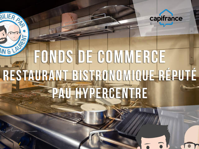 Fonds de commerce Restaurant bistronomique à vendre PAU (64) — photo du bien