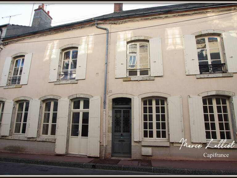 Maison à vendre 9 pièces PITHIVIERS (45), 6 chambres, plain pied, parquet massif, cave, grenier, 2 cours — photo 1