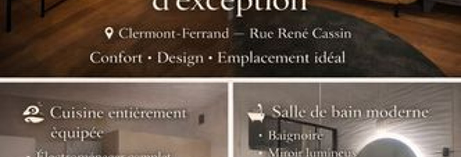 Appartement 3 Pièces 55 m² à louer à Clermont-Ferrand (63000)